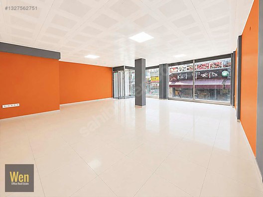 çay mahallesinde ana cadde üzerinde 185m2 depolu kiralık dükkan